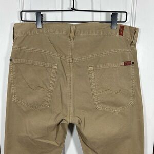 7 For All Mankind Tan Khaki Pants Size 32